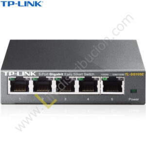 TL-SG105E TP-LINK SWITCH GIGABIT 05 PTOS 10/100/1000 MBPS