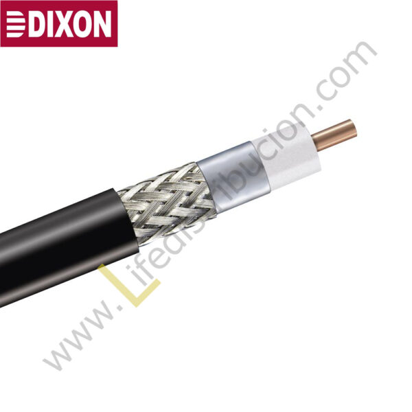 3010P DIXON CABLE COAXIAL FLEX 5 (Rll 500Mts) Doble malla 80-90% 1