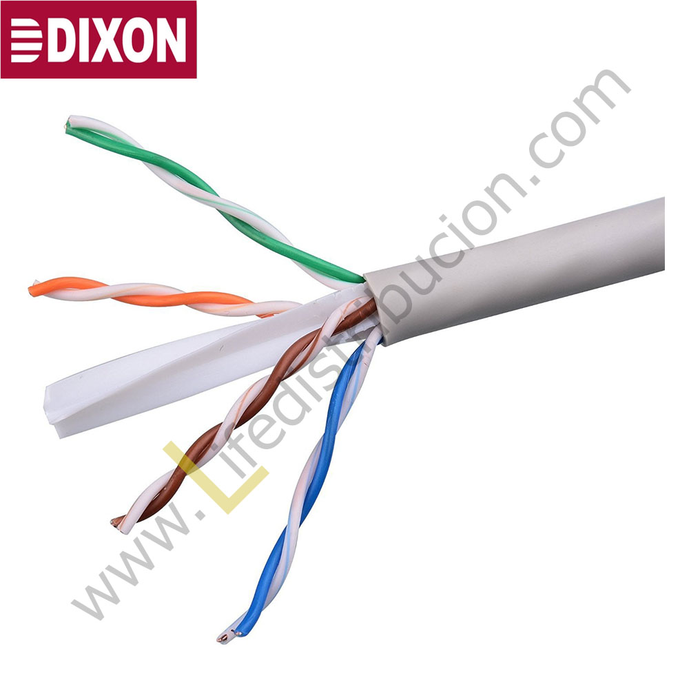 9060 DIXON CABLE STP CAT. 6A 4Px23 AWG LSZH Gris LIFE DISTRIBUCIÓN