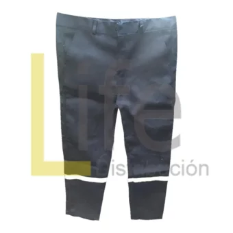 RT-PD-AZ/12 PANTALON DRILL AZUL CON CINTA REFLECTIVA X 12 UNID