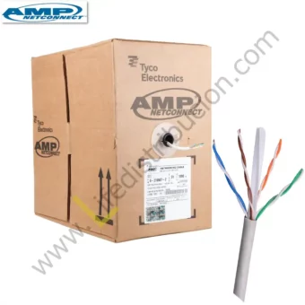 1859345-2 AMP CABLE UTP CAT. 6 CHAQUETA LSZH IEC 60332-3 Blanco