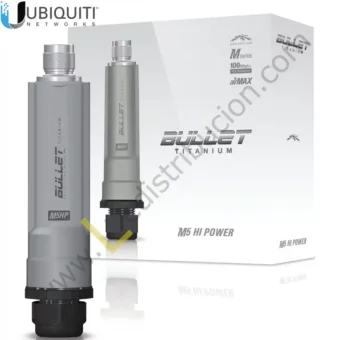 BM5-Ti 5GHz Bullet, AirMax, Titanium, PoE/Adapter Included