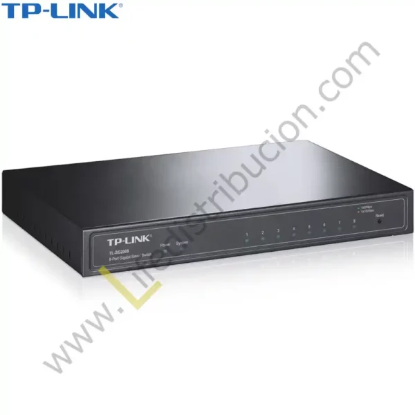 TL-SG2008 TP-LINK 8PORT PURE-GIGABIT + SMART SWICHT | LIFE DISTRIBUCIÓN