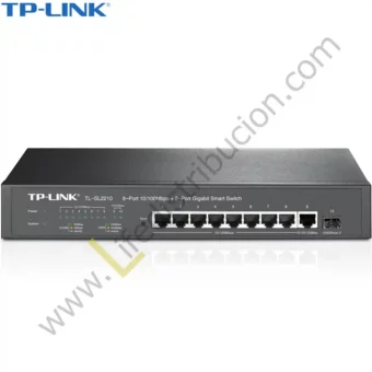 TL-SL2210 TP-LINK SWITCH 8 PUERTOS 10/100 + 2 PUERTOS GIGABIT
