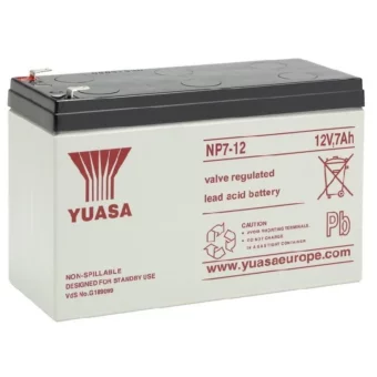 BATERIA YS NP 7-12 12V 7Ah 151x65x97mm