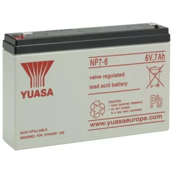 BATERIA YS NP 7-6 6V 7Ah 151x34x97mm