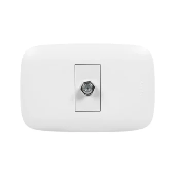 TOMA COAXIAL TV TIPO F 1 MÓDULO BLANCO BTICINO  DOMINO SENCIA