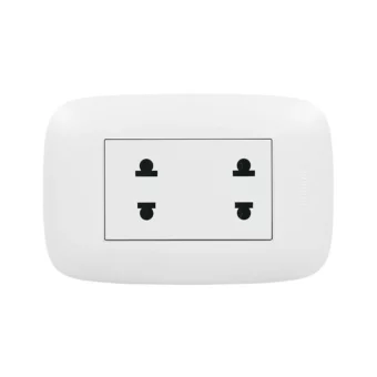 TOMACORRIENTE UNIVERSAL BTICINO  DOBLE 2X16A 250V DOMINO SENCIA