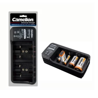 CARGADOR DE BATERÍAS CAMELION UNIVERSAL AC 100-240V