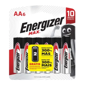 ENERGIZER PILA MAX AAX4+2 GRATIS ALCALINA BLISTER
