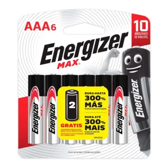 ENERGIZER PILA MAX AAAX4+2 GRATIS ALCALINA BLISTER