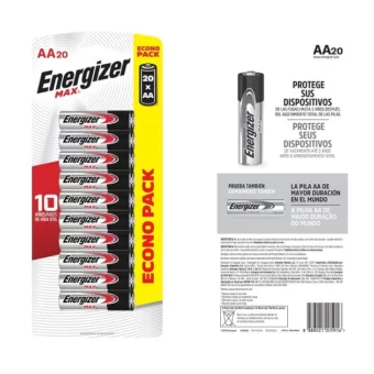 ENERGIZER PILA MAX AA-20 ALCALINA BLISTER