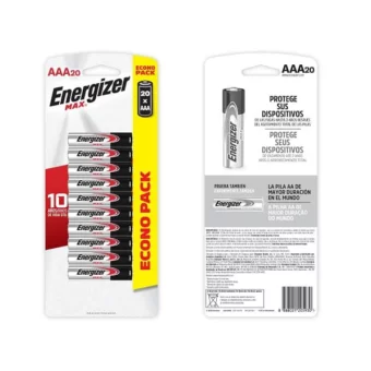 ENERGIZER PILA MAX AAA-20 ALCALINA BLISTER