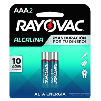 RAYOVAC PILA ALK AAAX 2 ALCALINA BLISTER