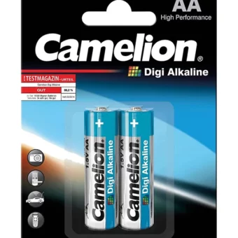 PILA DIGI ALCALINA CAMELION AA 1.5 V BLISTER X 2 UNIDADES