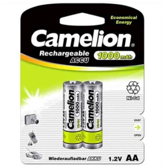 PILA RECARGABLE CAMELION AA 1000 mAh BLISTER X 2 UNIDADES
