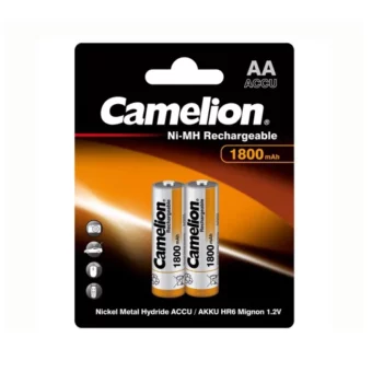 PILA RECARGABLE CAMELION AA 1800 mAh BLISTER X 2 UNIDADES