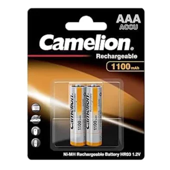 PILA RECARGABLE CAMELION AAA 1100 mAh BLISTER X 2 UNIDADES