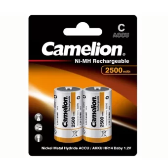 PILA RECARGABLE CAMELION C 2500 mAh BLISTER X 2 UNIDADES